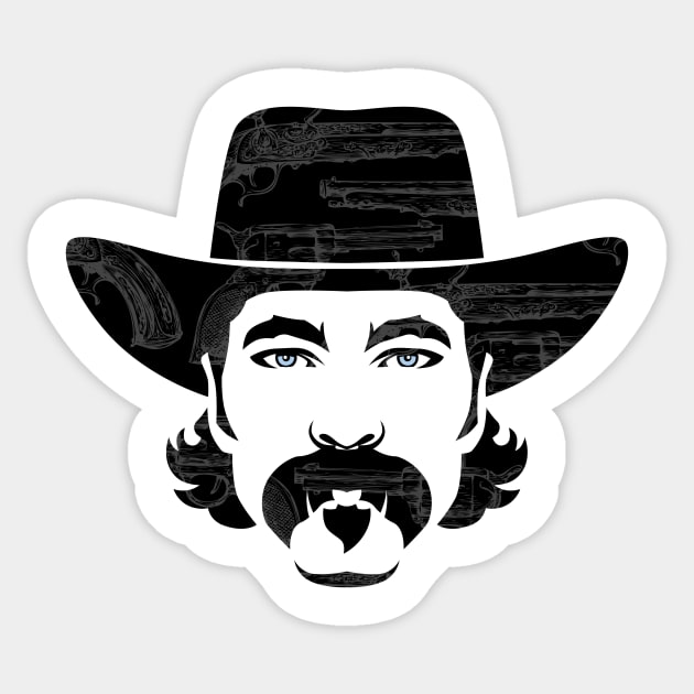 Iconic Doc Holliday Sticker by Ratscape